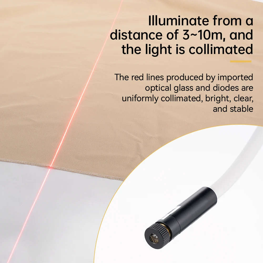 USB Rotes Infrarot-Laser-Positionierungslicht mit Magnetfuß DC5V Punkt-Linien-Kreuz Arbeitslampe Schneid- und Nähmaschinen-Zubehör – Detail 8