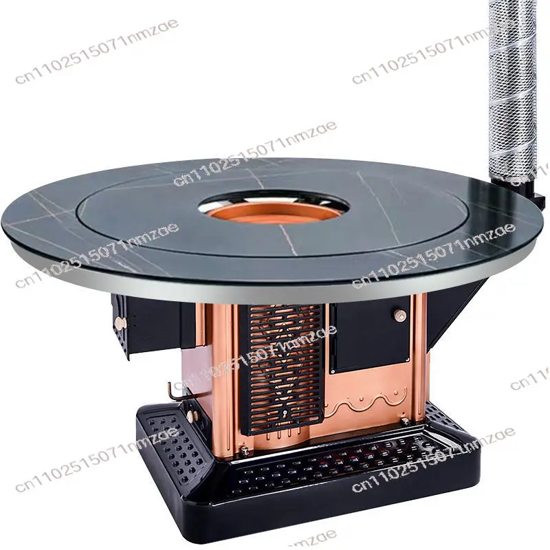 Household Thickened Wood Coal Dual-Use Heating Stove Energy-Saving Smokeless Indoor Cooking Heater for Winter