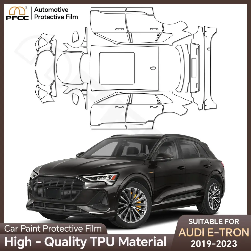 

PPF Paint Protection Film for AUDI E-TRON 2019 2020 2021 2022 2023 TPU Clear Anti-Scratch Kit Car Invisible Transparent Sticker