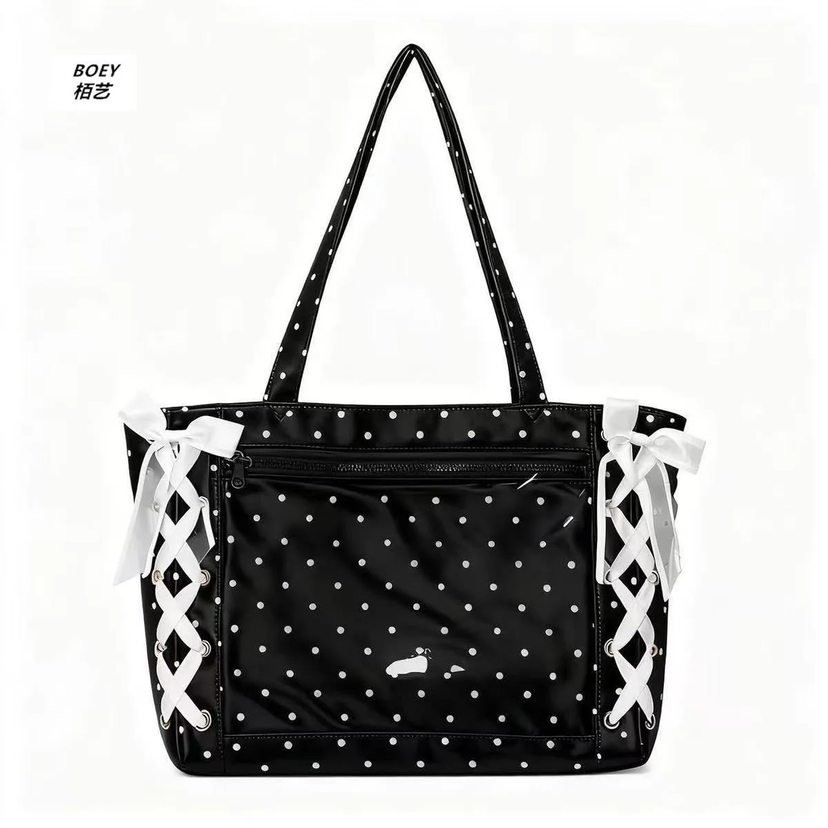 

bags for woman polka dot bow ita bag transparent bag for ladies y2k tote bag itabag new in handbag Shoulder bag cute core large
