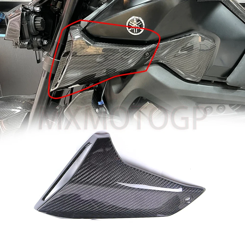 

For Yamaha MT 09 FZ 09 MT09 FZ09 Motorcycle Modified 3K Carbon Fiber Air Intake (Side Parts) 2013 2014 2015 2016