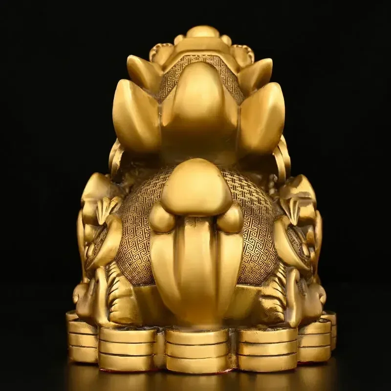 Feng Shui Lucky Copper Brave Ornaments ,Money Brave Living Room Cabinet Office Decor