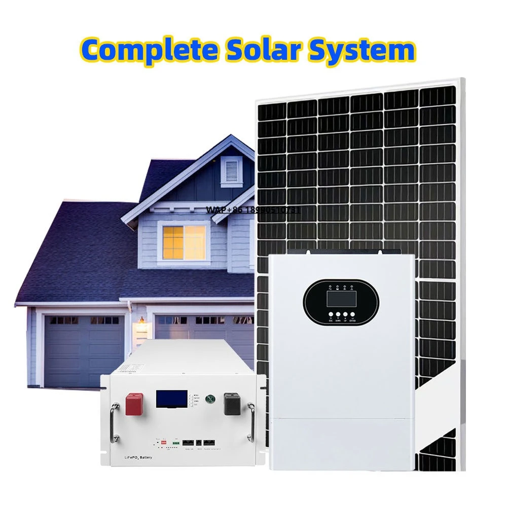 Home Solar System Energy for Home Complete System With Inverter Lithium Battery and Panels