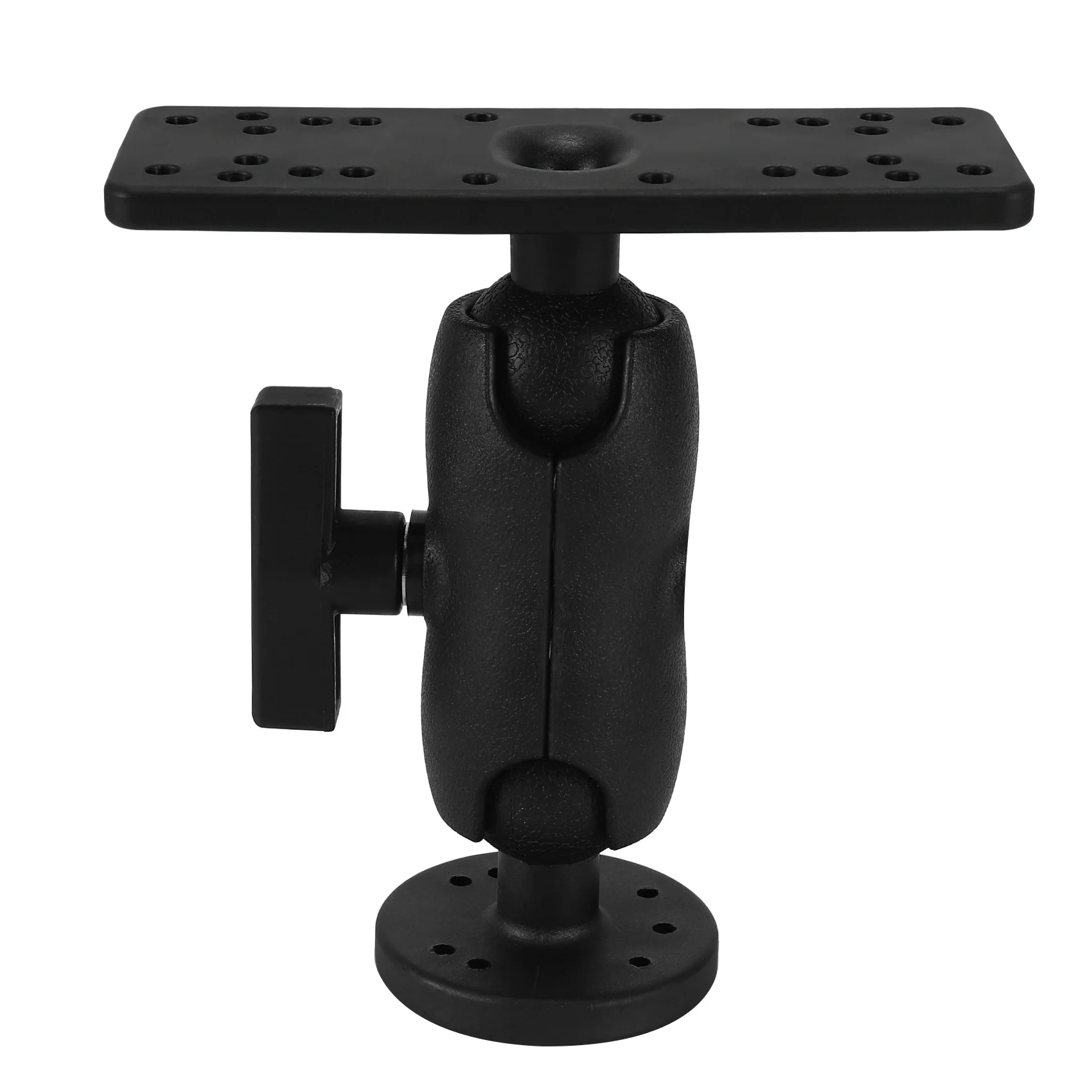 【STOCK】Universal Marine Kayka Electronic Fish Finder Mount Fishfinder Plate Rotating Boat Supporter