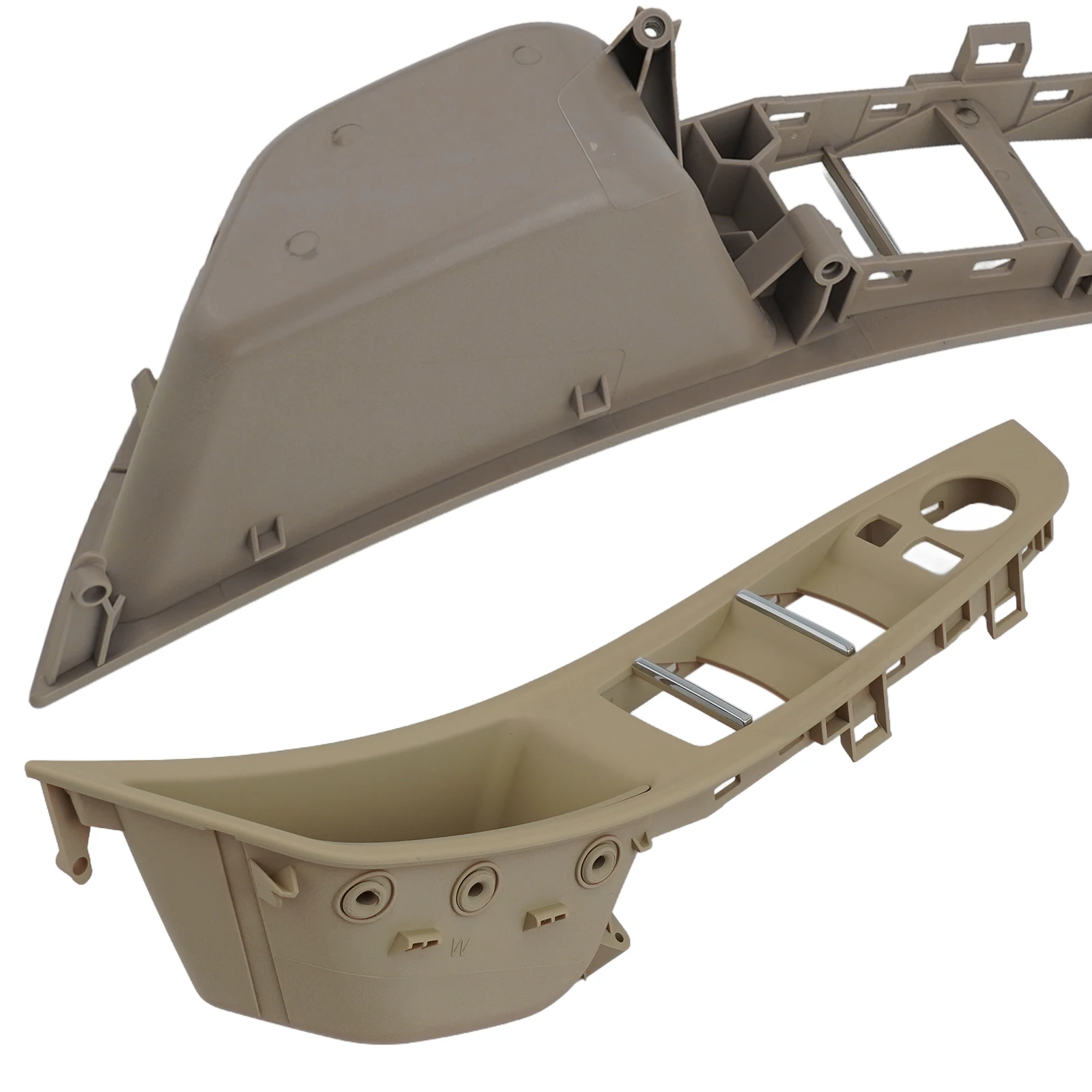 

For BMW Interior Upgrade Inner Door Panel Handle LHD Door Handle Trim High-quality ABS And PC Materials Perfect Color Match