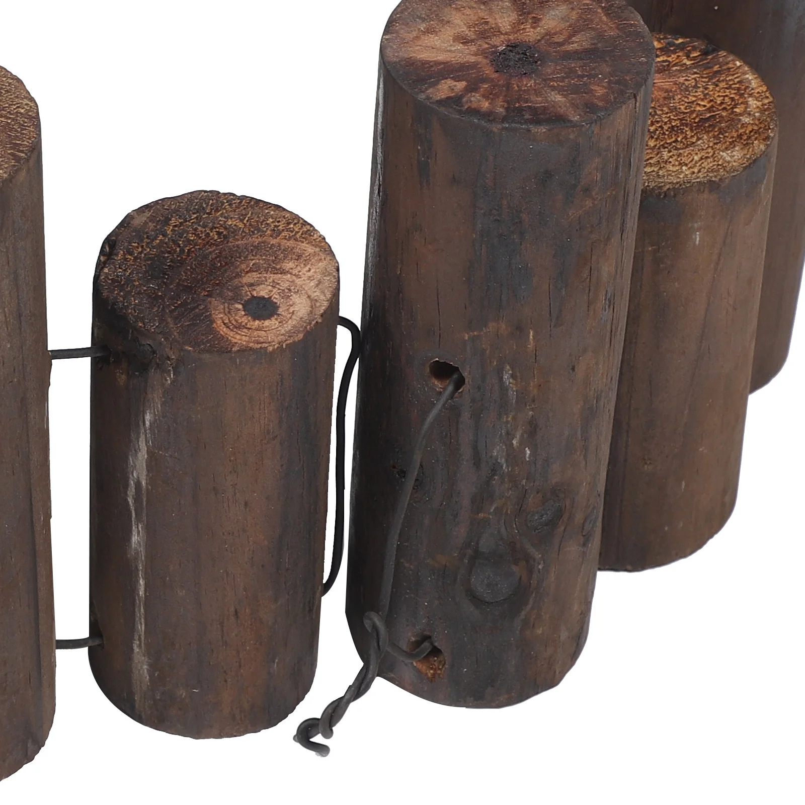 

Carbonized Wood Fence Border Garden Edging For Yard Flowerbeds Lawn Landscape Outdoor Fence Panels Garden Supplies