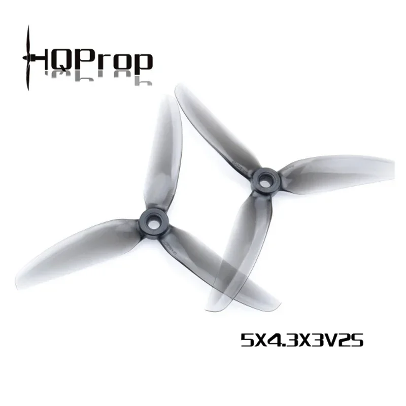 10Pairs(10CW+CCW) HQPROP 5X4.3X3V2S 5043 V2S 3-Blade PPropeller (Random Color)