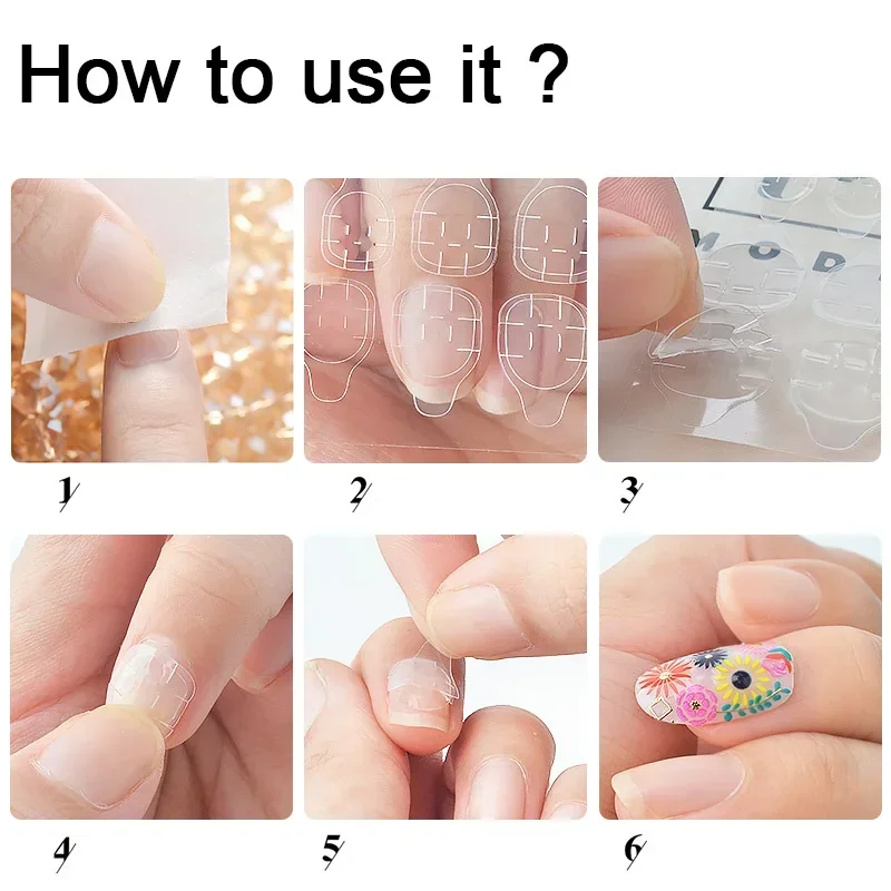 5/10/20 Packs of Press on Nail Accessories Nail Adhesive Nail File Cuticle Pusher Wet Pet Included Manicure DIY Tools