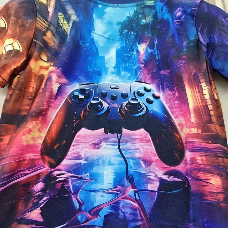 

Новый футбольный комплект, лето 2025, крутая детская футболка с 3D принтом для мобильных игр в стиле аниме, весна/лето от Криштиану Роналду