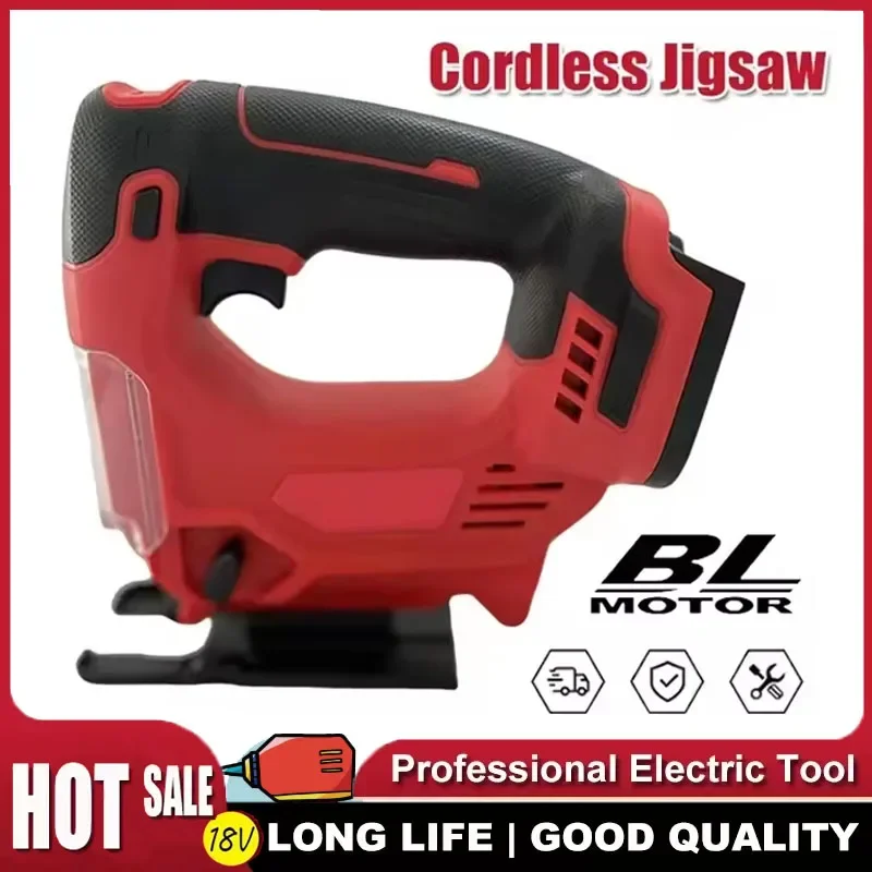 

Fit Milwaukee Portable Cordless Jigsaw Electric Tool Woodworking Multi-Function Design Compatible with 18V Battery