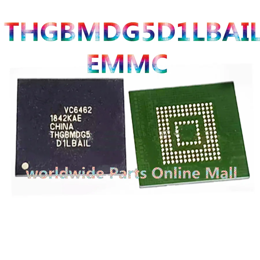 2pcs-30pcs THBMDG5D1LBAIL BGA 153 ball EMMC 4GB font second-hand plant good ball ic