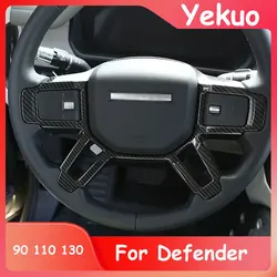 For 2020-2026 Land Rover Defender L663 car steering wheel decorative frame decorative stickers interior accessories