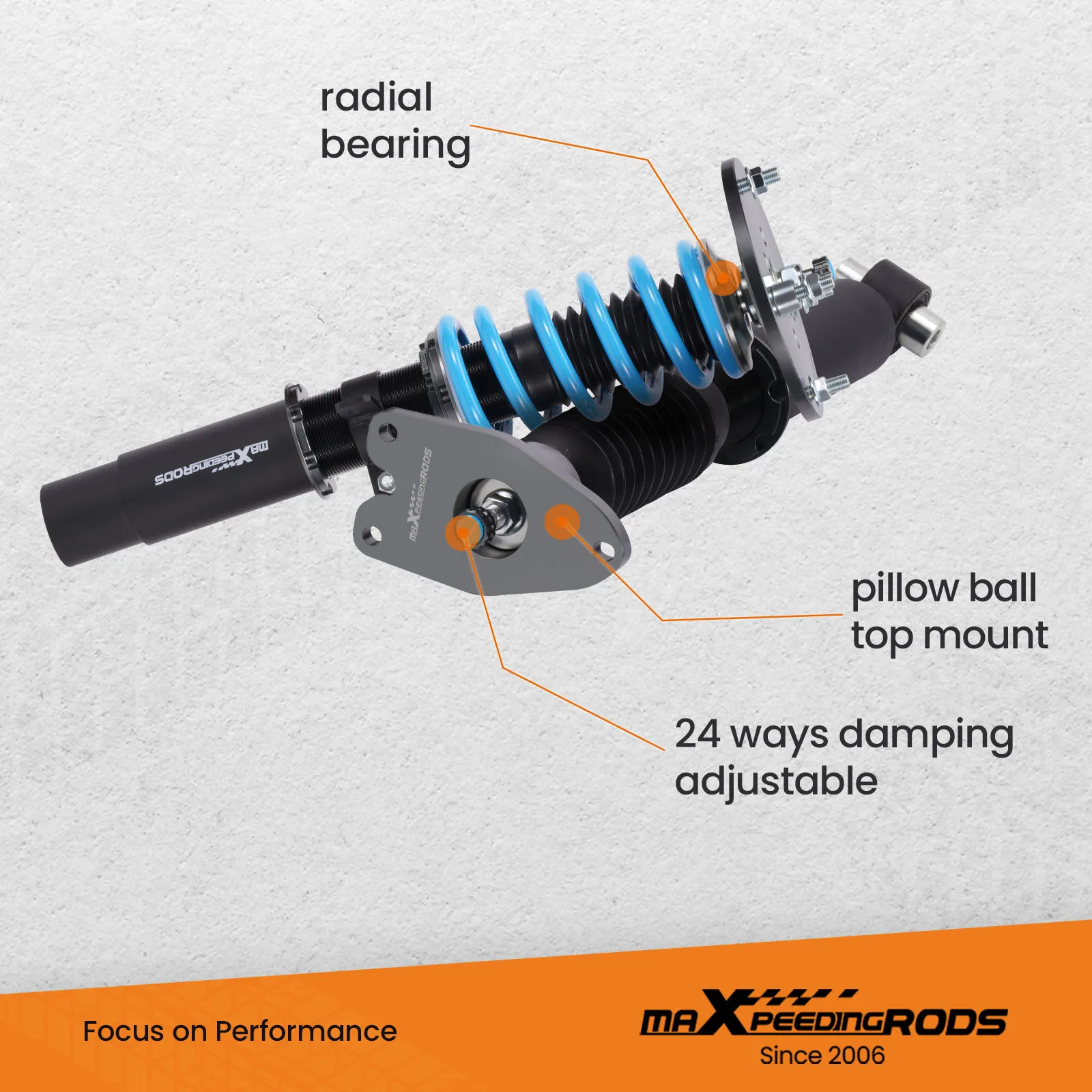 Shock Absorber Coilovers Suspension Kit for F20 F21 F22 F30 F32 2012-2019