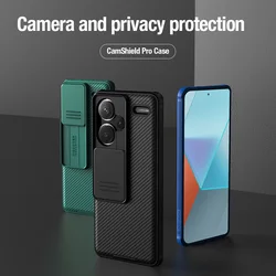 For Xiaomi Redmi Note 13 Pro+ 5G Case NILLKIN Slide Cases Lens Protection Case Anti-skid Cover For Redmi Note 13 Pro plus 5G