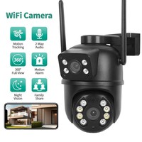 BELIA 4K 8MP WiFi Surveillance Camera, Dual Lens, 4X Digital Zoom, AI Human Detect, Outdoor Security PTZ IP Cameras EooLii