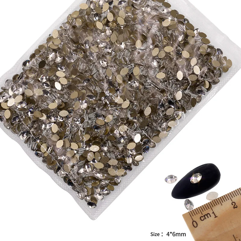 VDD P501-P540 Großhandel 1440 Stück Glas-Kristall-Strasssteine mit flacher Rückseite, Glitzersteine für Nagelkunst, DIY-Bastelarbeiten und Dekoration – Detail 34