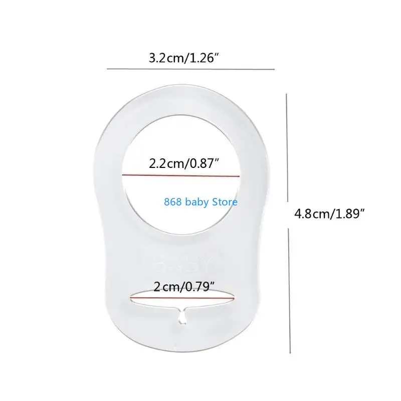 29EE Адаптер-зажим для пустышки-адаптер для кольца-держателя детской соски для колец MAM, 12 шт. в упаковке