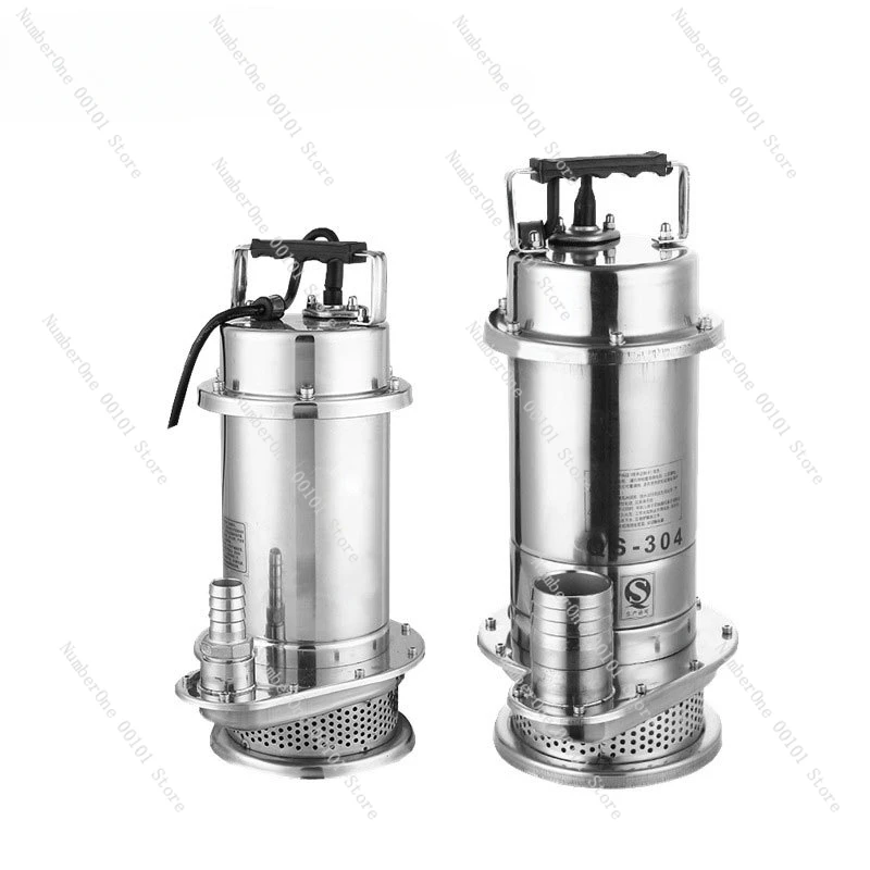 Small Household Handle Automatic Start and Stop Pumping Corrosion Resistant Portable Submersible Pump