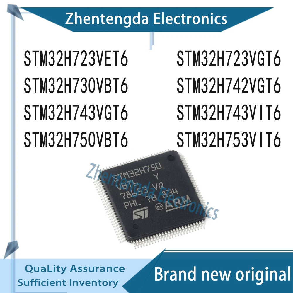 

STM32H723VET6 STM32H723VGT6 STM32H730VBT6 STM32H742VGT6 STM32H743VGT6 STM32H743VIT6 STM32H750VBT6 STM32H753VIT6