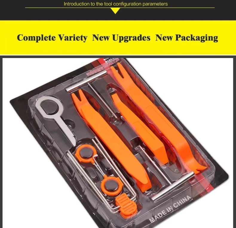 Kit De Herramientas Para Desmontar Paneles Y Clips Interiores – Juego De Palancas Para Puertas Y Tablero – Sin Marca