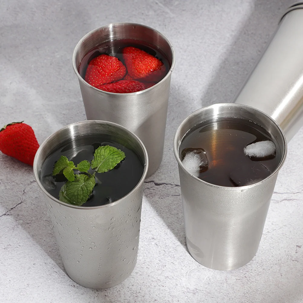 

5pcs Stainless Steel Whiskey Small Lightweight Shot Outdoor Portable Liquor Cups For Camping Picnic Bar Use Easy To Clean