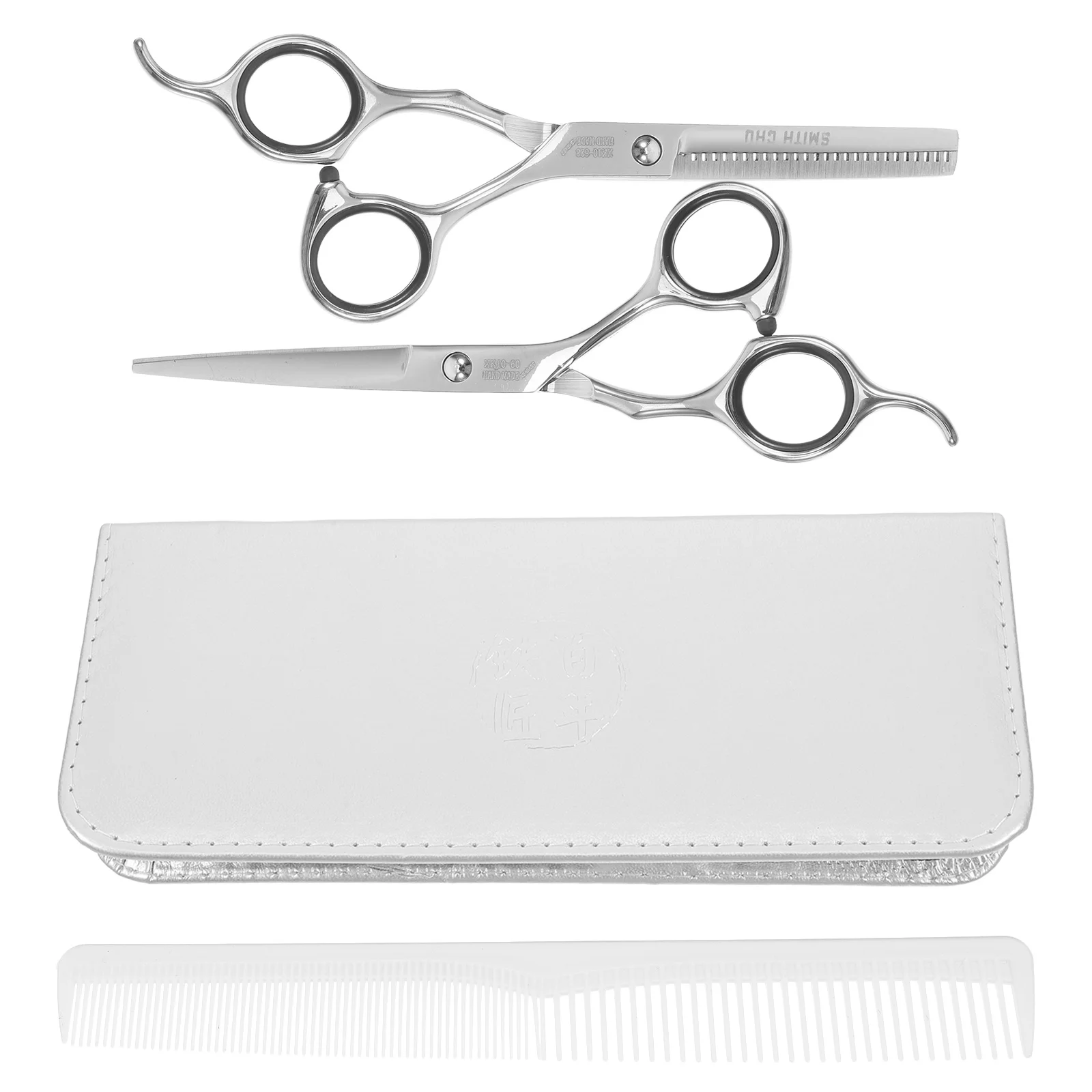 

1Set Professional Hairdressing Scissors Premium Grooming Tool for Salon Barber Shop Home Use Exact Cutting Stainless Steel Flat