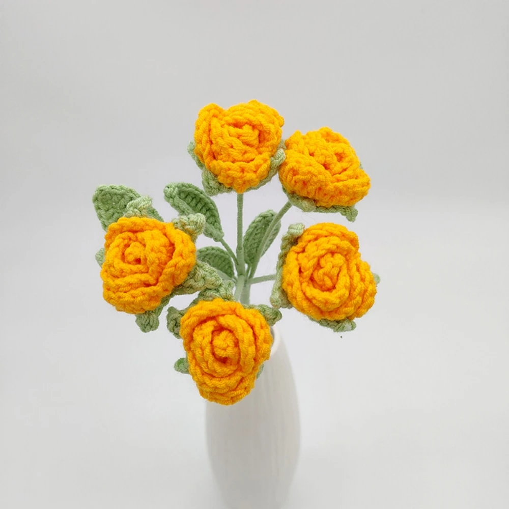 

Wedding Party Artificial Flowers Rose Bouquet 3 Branches Rose Bouquet Hotel Office Arrangement Artificial Flowers Indoor Decor