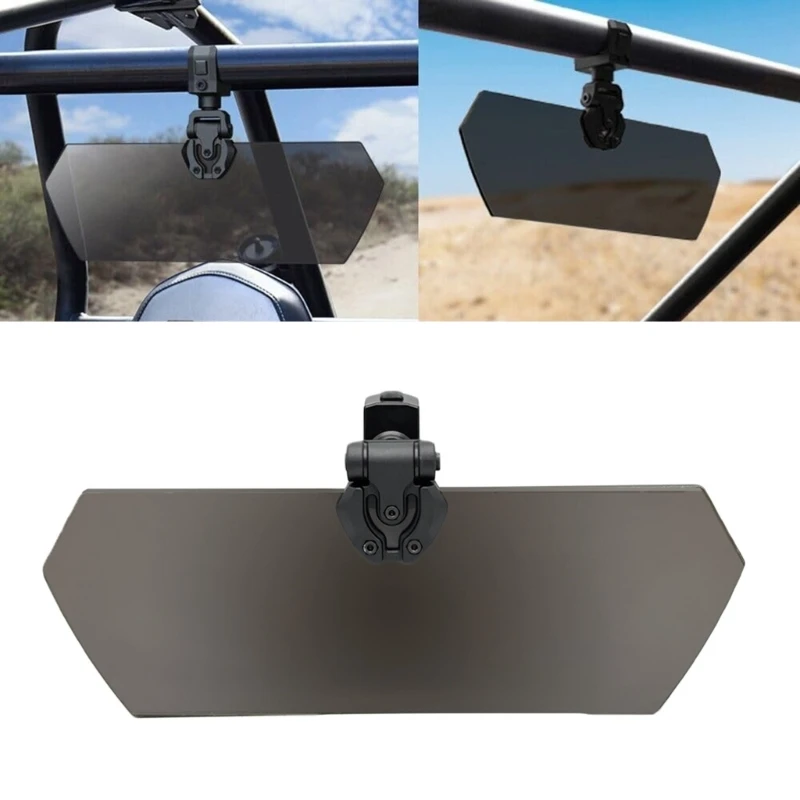 

E21C Anti-Glare Polarized Sun Visors UTV Accessory Universal Sun Protections Visors 1.5''-2'' Roll Bar Protect from