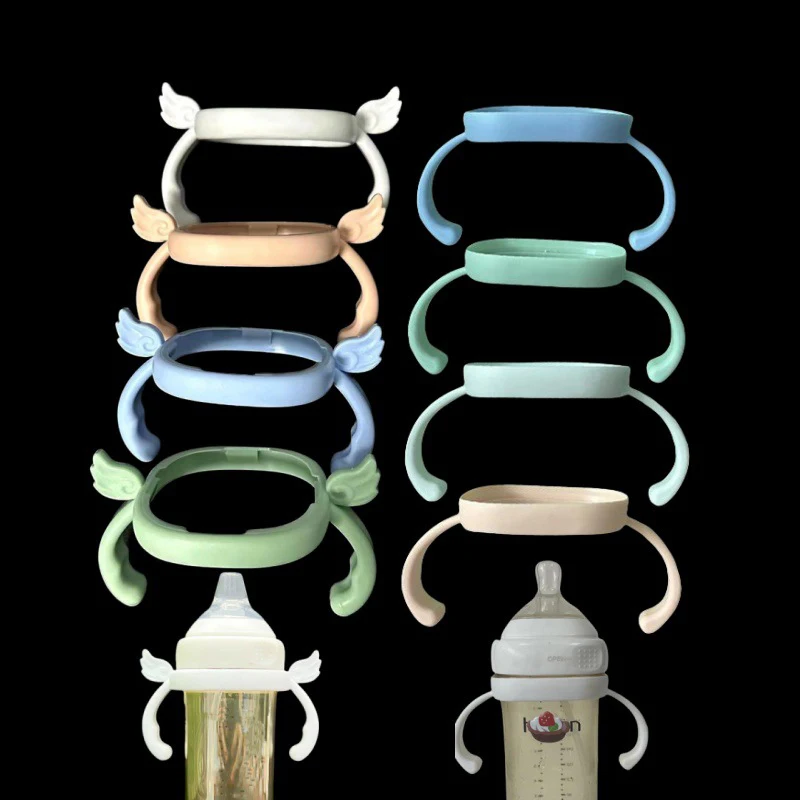 

Baby Feeding Value Pack, 2PCS Newborn BPA-Free Hegen Bottle Silicon Handles, Traditional Bottle Grip.