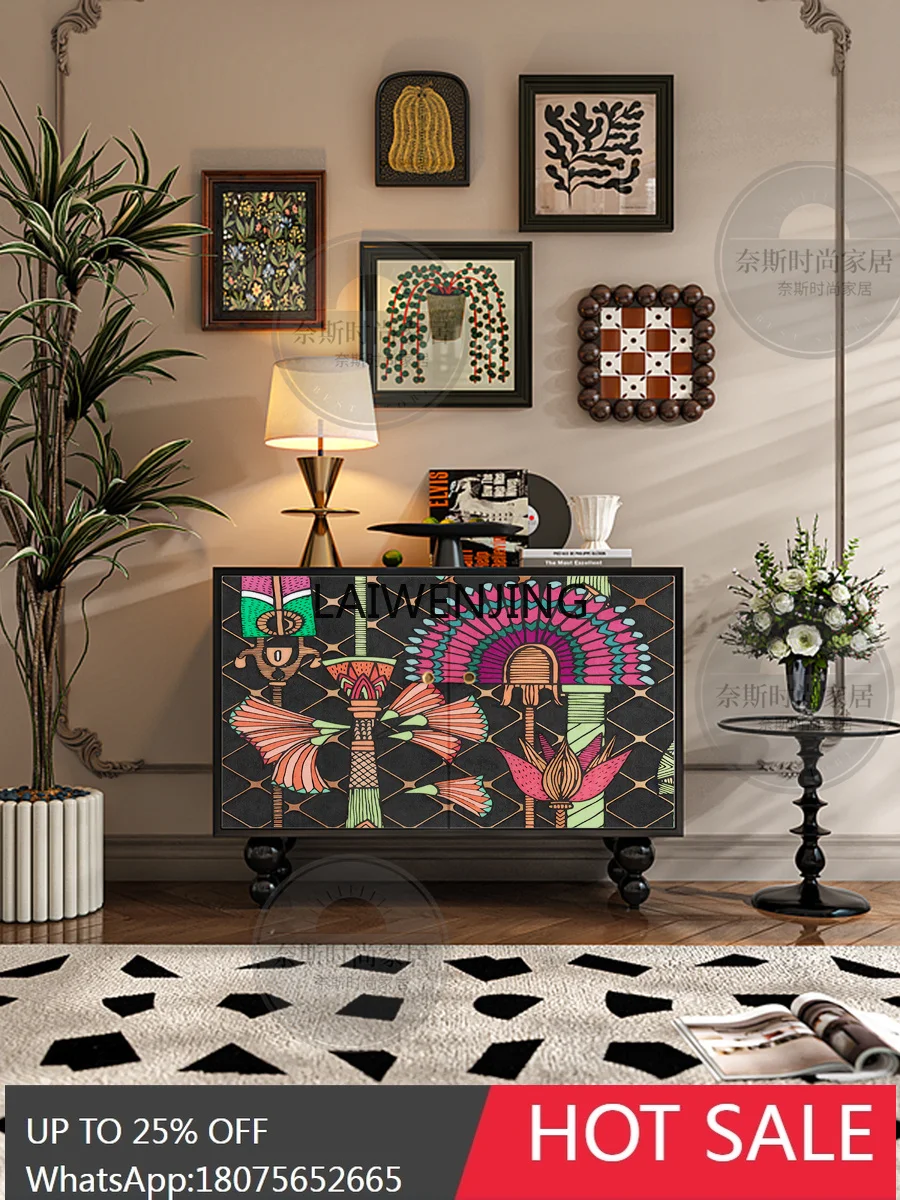 

SGF bedroom living room solid wood storage aisle entrance entrance cabinet dining room side cabinet