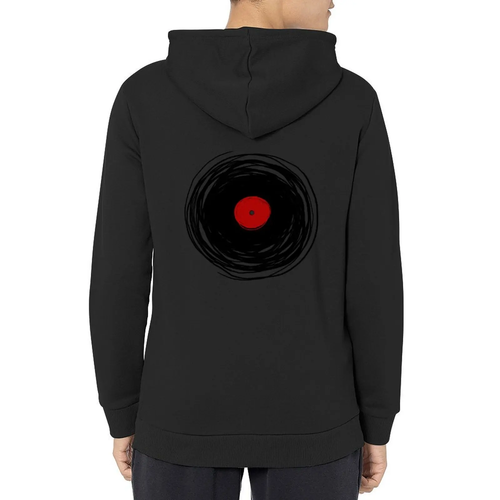 

Spinning within with a vinyl record... Hoodie autumn clothes men's clothes men's sweat-shirt winter clothes tracksuit