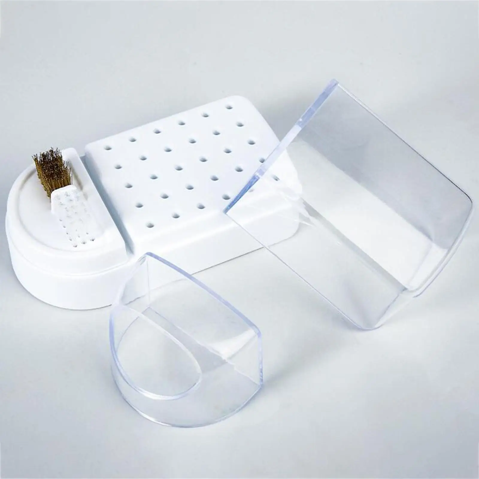 Porte-foret à ongles Portable 30 trous 2 en 1, outils de manucure