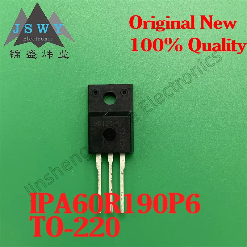 

(10-50 pcs) IPA60R190P6 6R190P6 TO-220F IPA60R190/N-Channel MOSFET/650V57A/Brand New Original Stock/Quick Shipping