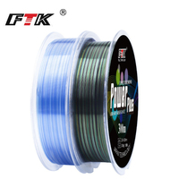 FTK nylon line 100m 300m 500m invisible fishing line camouflage color change wear-resistant sea fishing main line