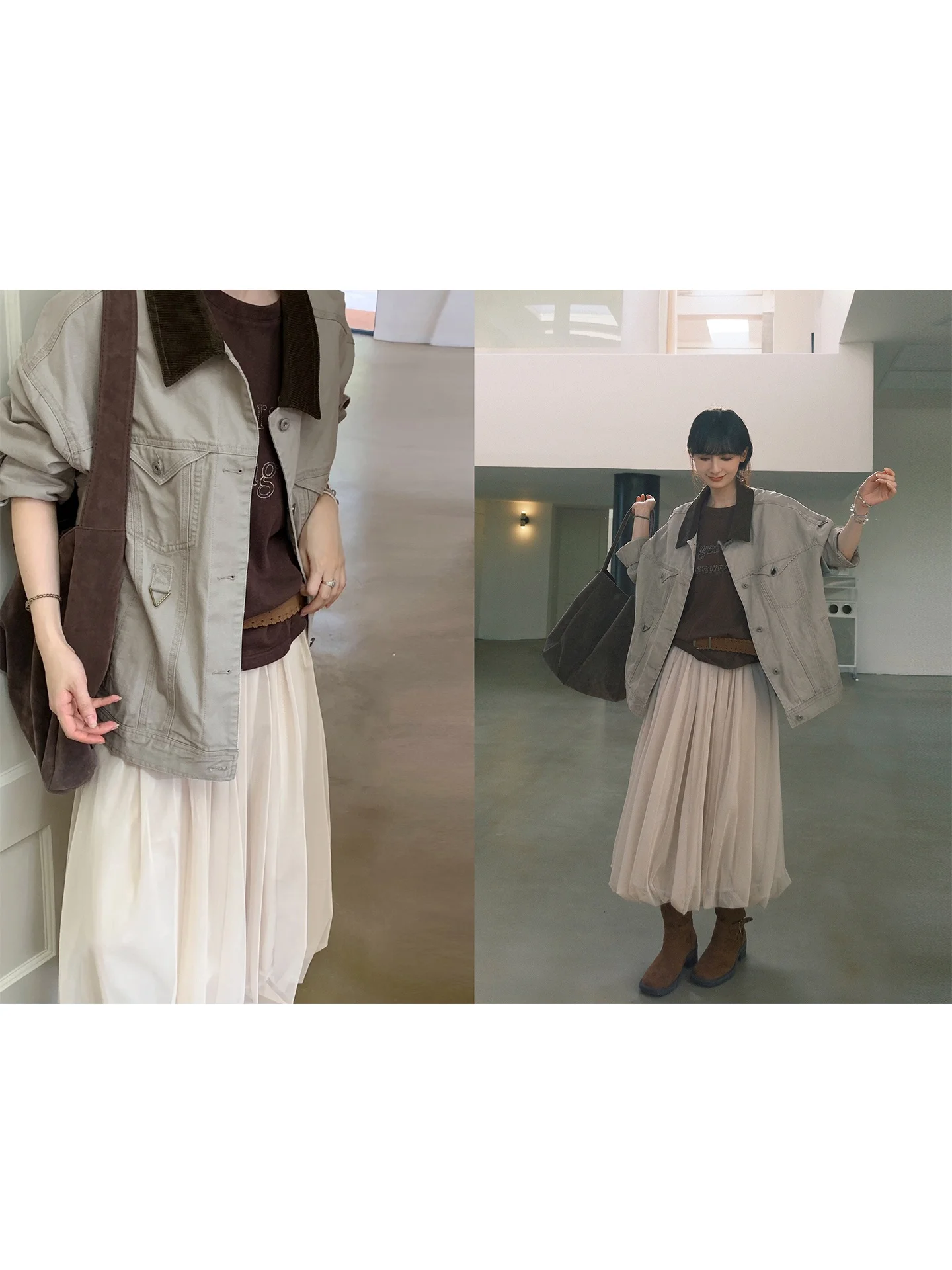 

Diamond Lazy Sensation Свободный цветочный бутон Эластичная широкая юбка Me f с высокой талией А-силуэта Повседневная одежда из полиэфирного волокна