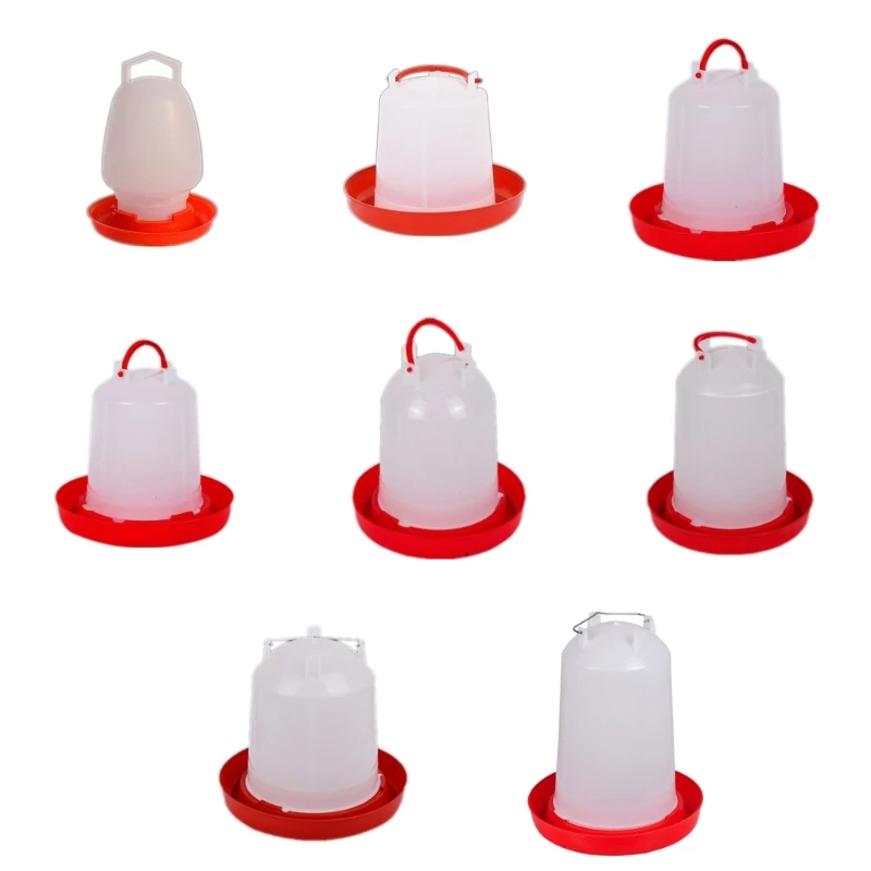 Poultry Drinking System Water Container for Chickens Birds Ducklings Fowl: Hassle-Free and Long-Lasting