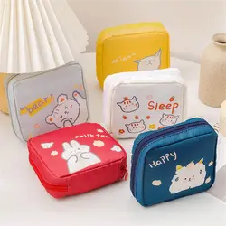 Women Cute Mini Sanitary Napkin Storage Bag Towel Cosmetic Bags Sanitary Pad Pouch Organizer Coin Card Lipstick Wallet Bag