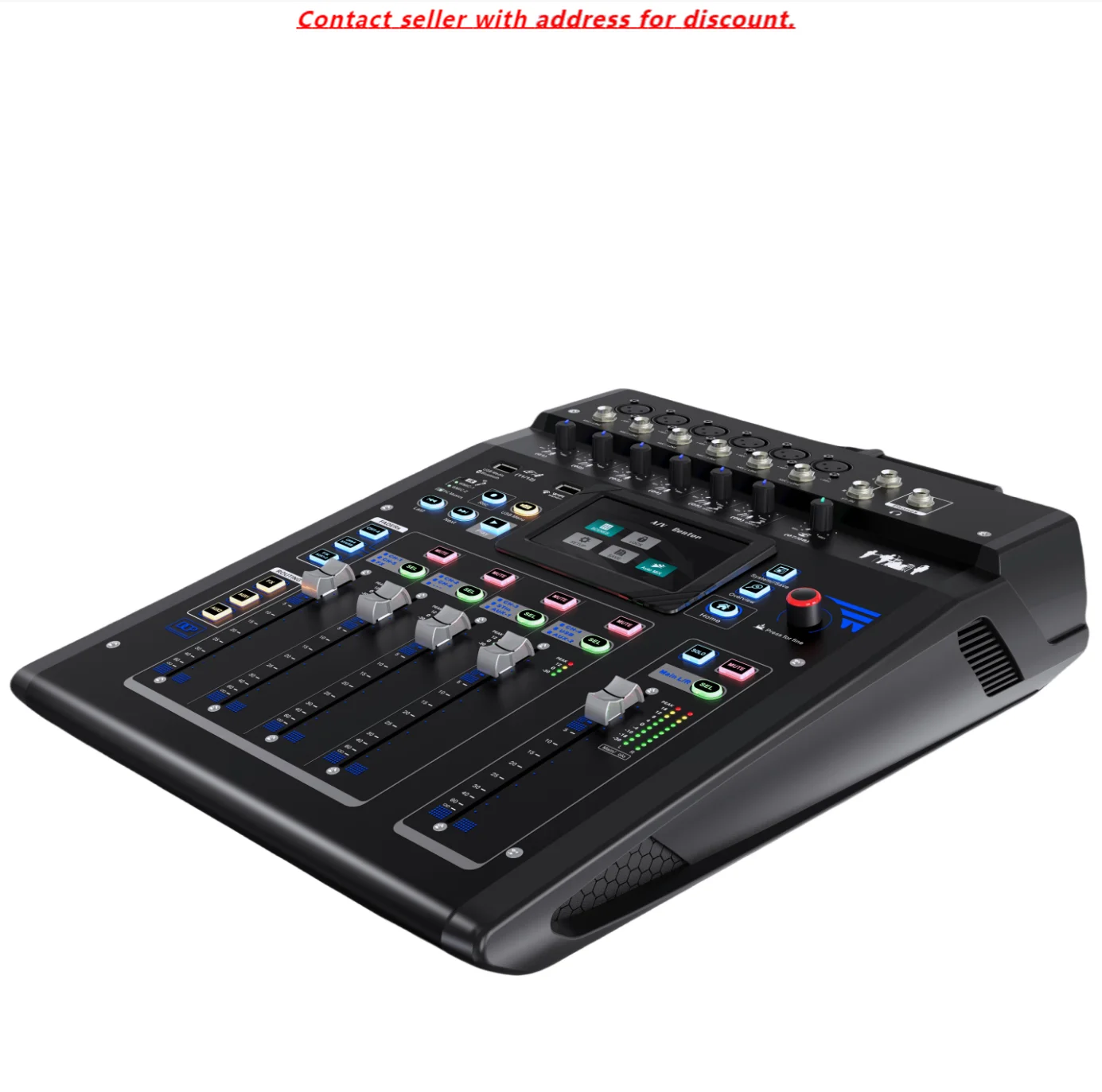 

OEM Top 10-Channel Professional Digital Mixer USB Recording DJ Audio Console For Music Clubs Bars Live Streaming Mixer