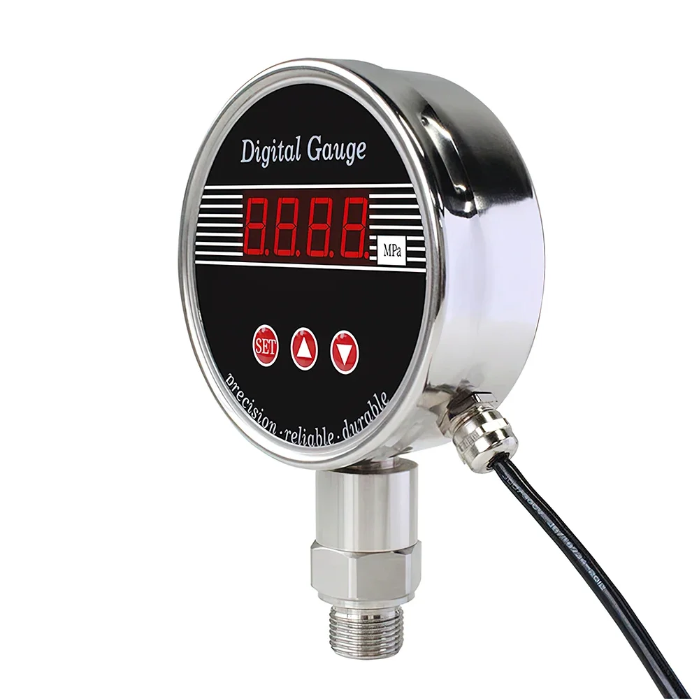 Digital Pressure Meter Transducer Liquid Oil Tank Fuel Water Absolute Pressure Gauge Sensor Controller