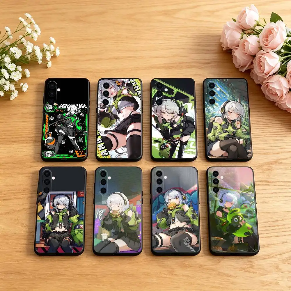Zenless Zone Zero Anby Phone Case For Samsung Galaxy A73,A72,A71,A70,A53,A52,A51,Others Soft Black Cover