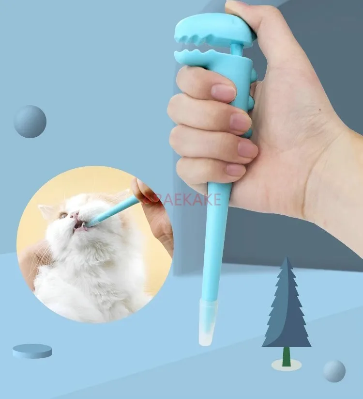 Pet Pill Shooter for Cat, Dog Pill Shooter Cat Pill Gun, Cat Tablet Soft Tip Syringe Pet Medical Feeding Dispenser Tool