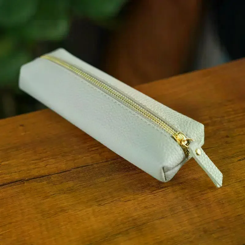 حقيبة النظارات الجلدية الناعمة المحمولة مخزن للمكياج حقيبة المحافظ حقيبة أدوات مكتبية السفر سستة حقيبة مستحضرات التجميل نظارات الشمس