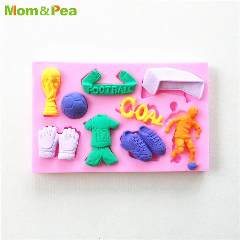 MPA0129 Football Related Shaped Silicone Mold Gum Paste Chocolate Ornamental Fondant Mould Cake Decoration Tools