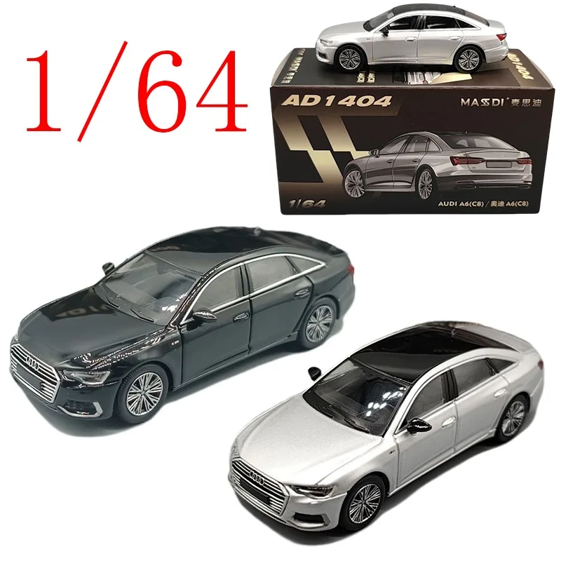 

Masidi Литая под давлением масштаб 1/64 Модель автомобилей из сплава Audi A6 Железная основа Резиновая шина Игрушки для игр для мальчиков Подарочная оригинальная коробка