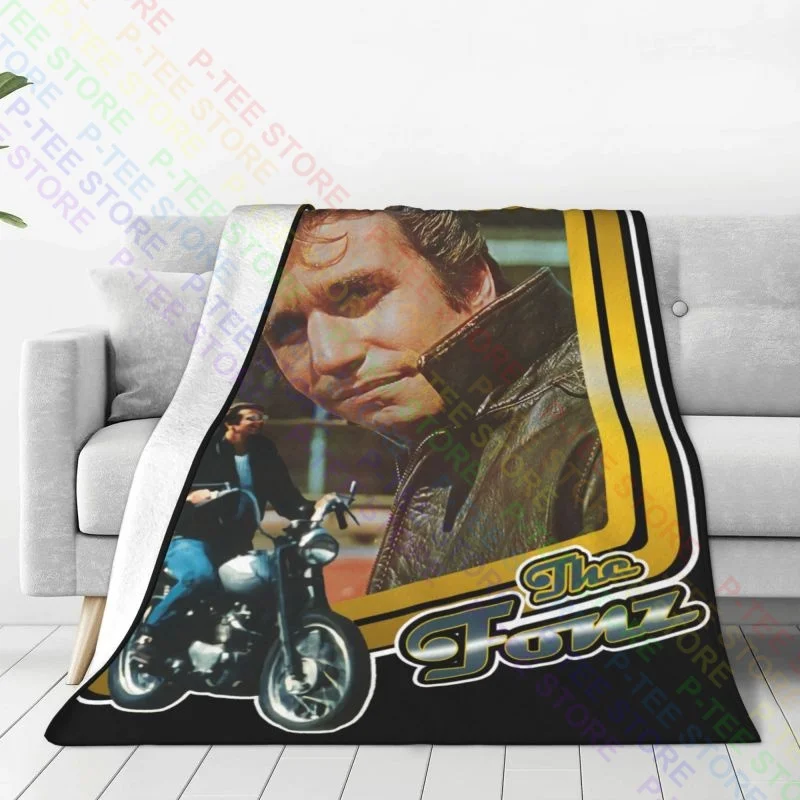 Happy Days The Fonz Fonzie Classic Tv Show Slate Blanket Quilt Classic Ultra-Soft Sofa Dedicated Family Expenses