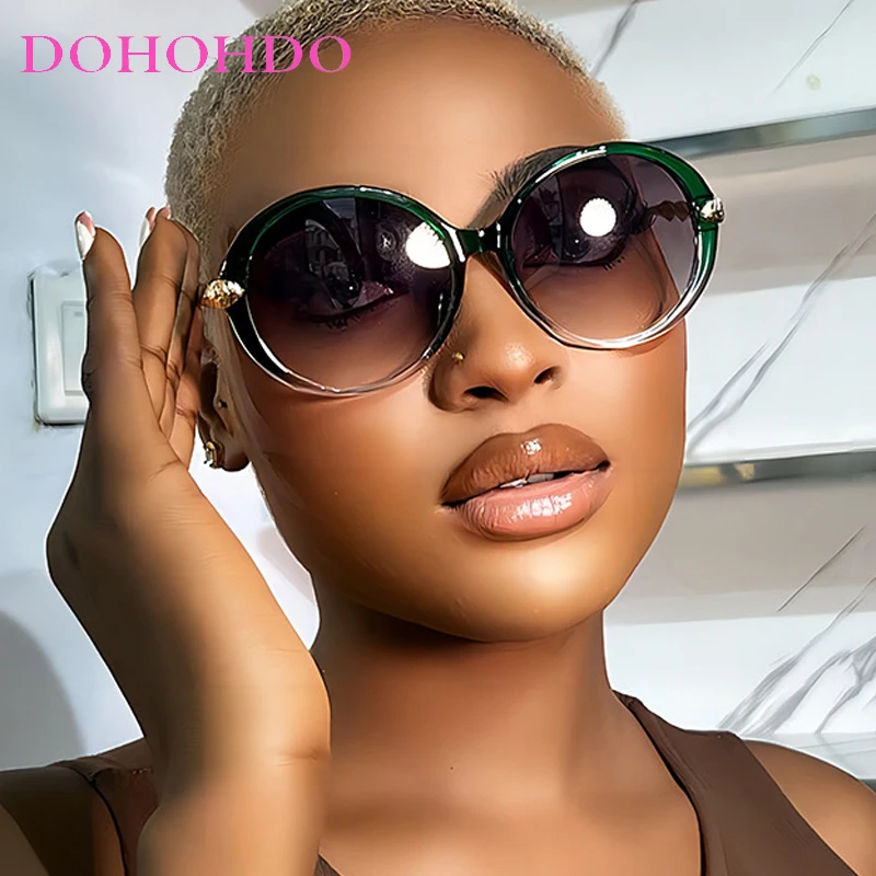 

Trendy Retro Oversized Metal Round Women Sunglasses Luxury Brand Design Men Sunglass Outdoor Travel Eyewear Ladies Lentes UV400