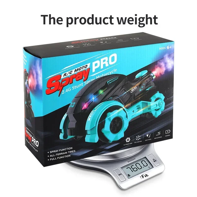 RC Stunt Motorfiets 4WD 2.4G Autoradio Hoge Snelheid Stunt Afstandsbediening Drifting Voertuig Auto Model Jongen Gift speelgoed afstandsbediening auto