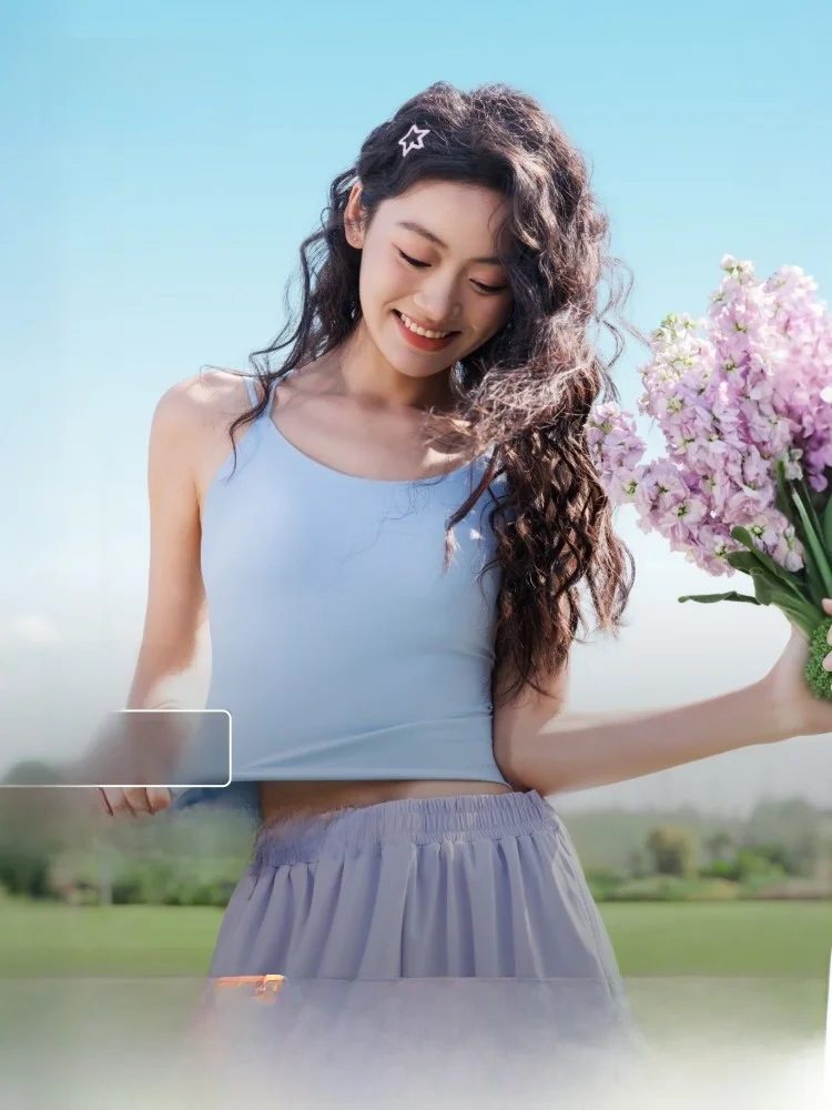 

Жилет Bosideng 2025: Новинка лета, женский, для активного отдыха, с охлаждающим эффектом, на бретелях, защита от УФ-излучения UPF00, модный, солнцезащитный