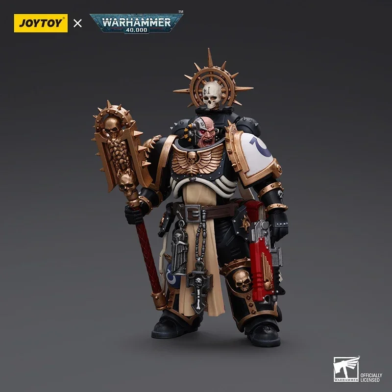 JOYTOY Warhammer 40K 1/18 Action Figure Ultramarines Chaplain Indomitus อะนิเมะคอลเลกชัน Movable Joints ของเล่นเด็กของขวัญ