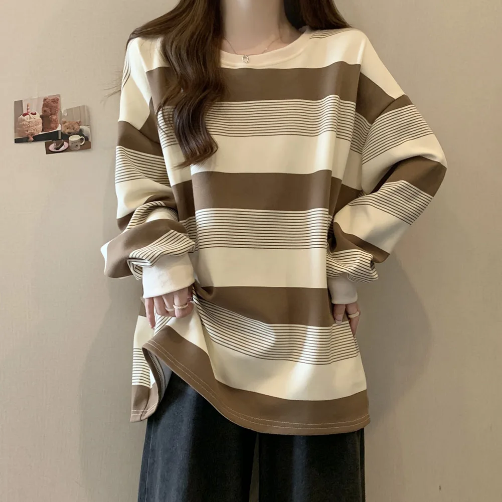For Casual Outfits Ladies' Casual Top Vacation Look M Bust 120cm 47.24inch Comfortable Loose Fitting Top T-shirt
